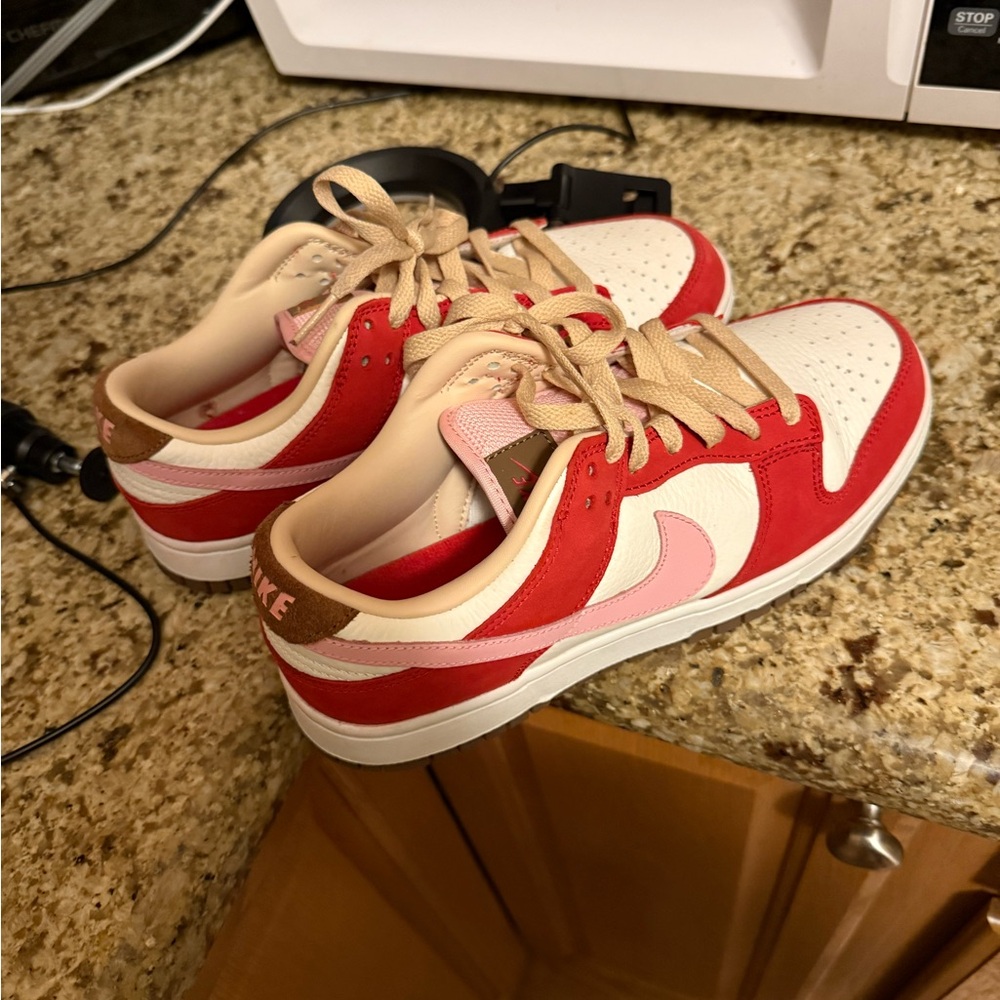 Nike Red and Pink Low-Top Sneakers